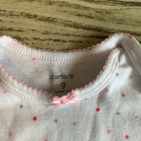 𝅺5/$25 Carter’s Polka Dot Shirt - Picture 2 of 3